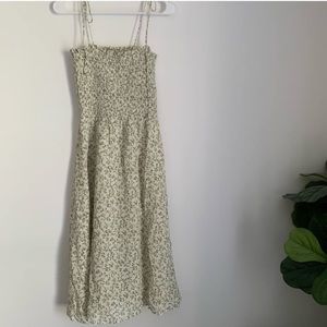 Reformation Sable Dress in Ivy